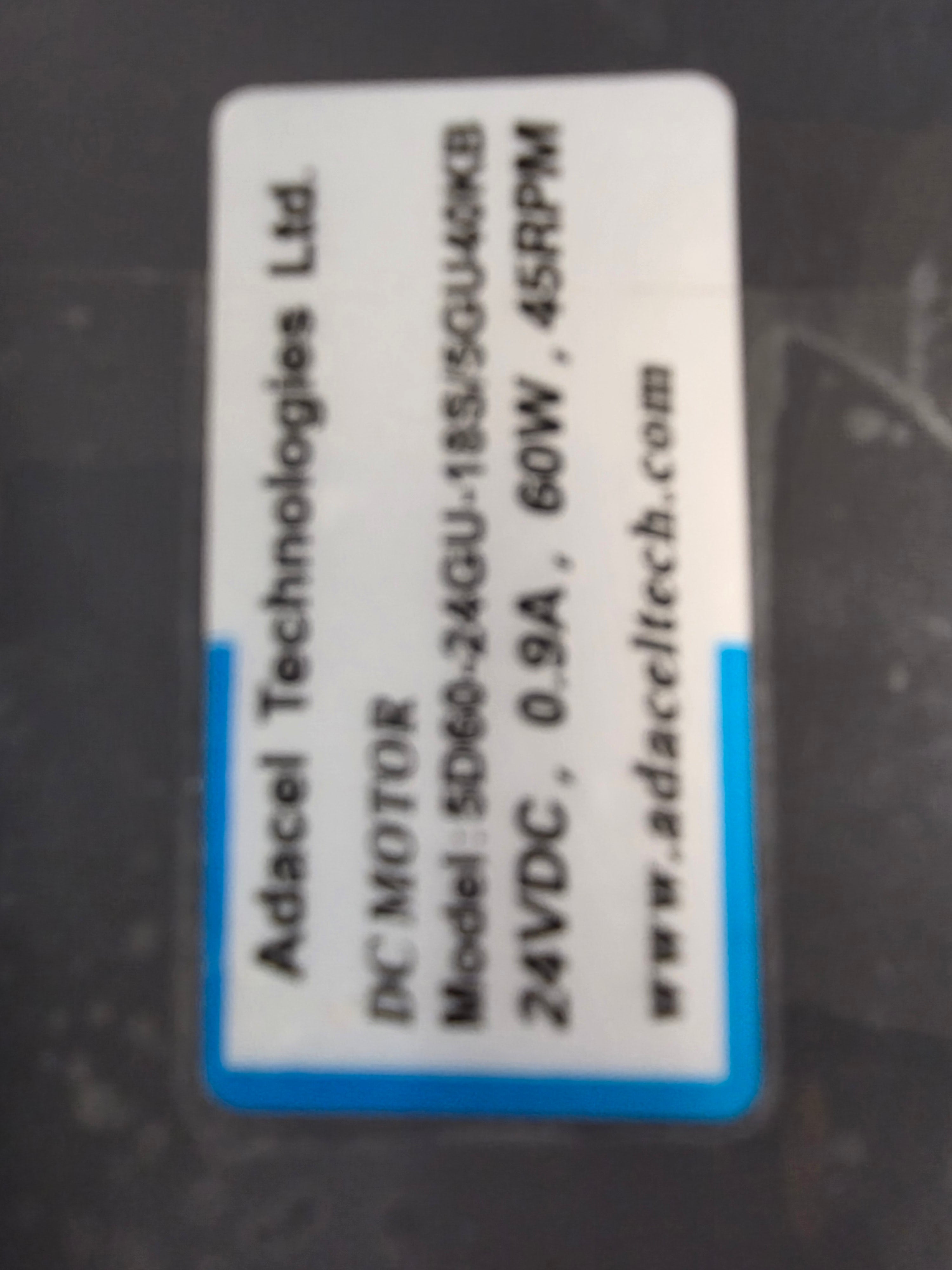 ADACOL TECHNOLOGIES LTD.    DC MOTOR   ITEM#A-1-41