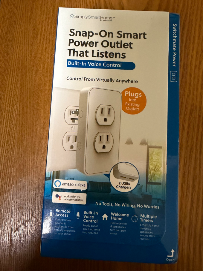 Lot of 8 – SimplySmartHome Snap-On Smart Power Outlets (Switchmate Power) – New in Box