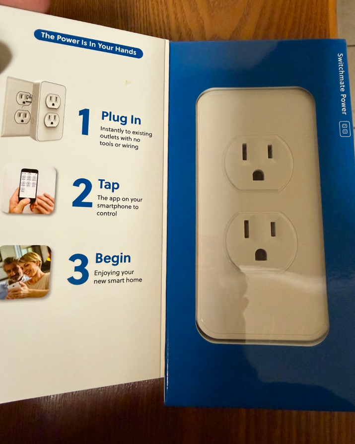 Lot of 8 – SimplySmartHome Snap-On Smart Power Outlets (Switchmate Power) – New in Box