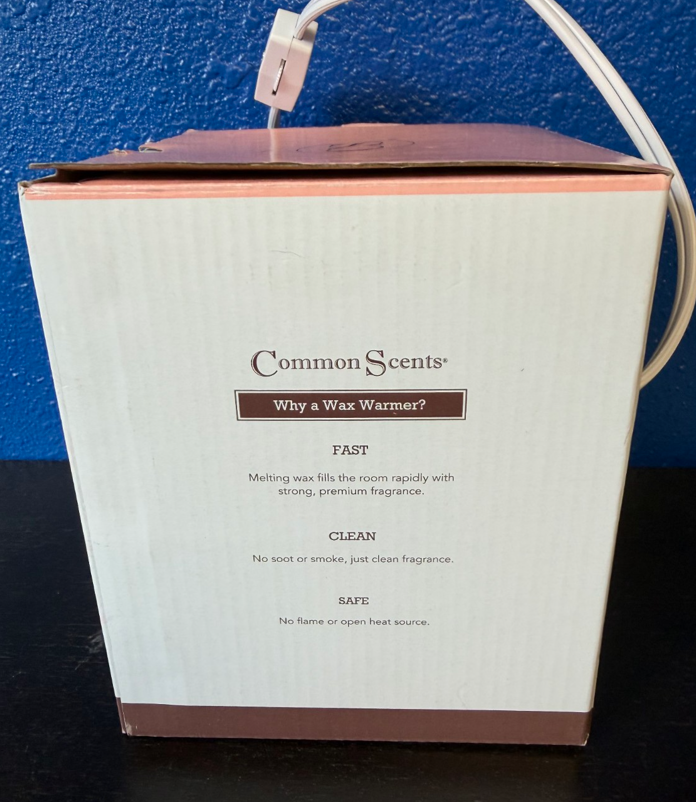 Common Scents Full-Size Wax Warmer – Iridescent Design – New in Box